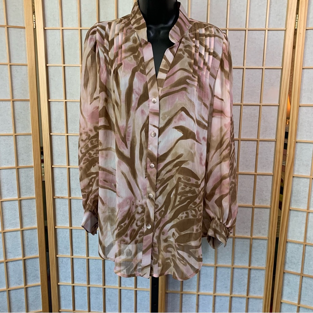 Simonton Says George Simonton Vintage Jungle Love Blouse